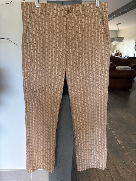 Lacoste Other - Men's Slim Fit Tan Patterned Dress Pants Lacoste straight fit
